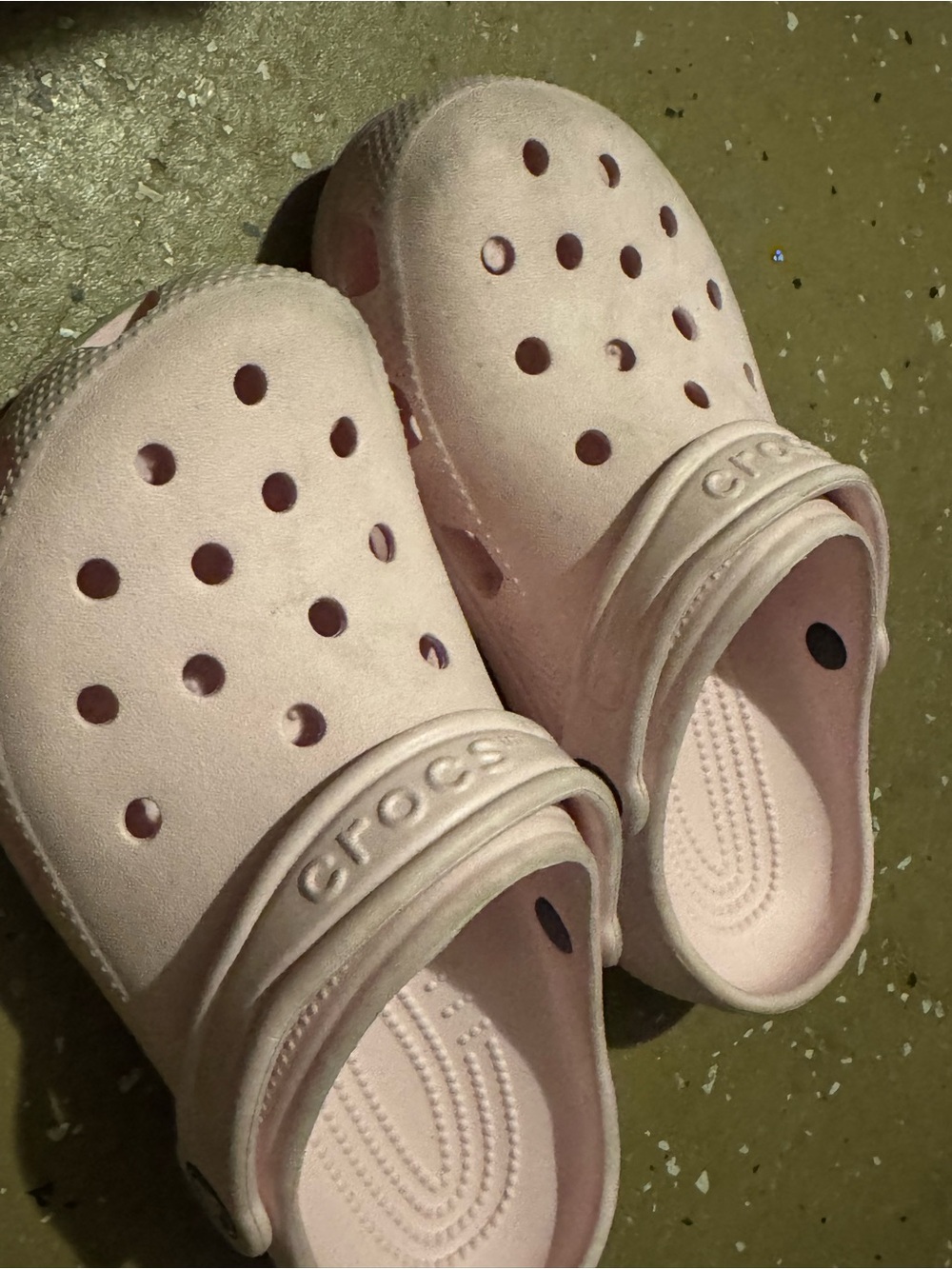 CROCS Kids' Classic Clog in Pale Pink